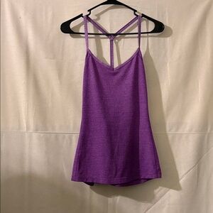 Lorna Jane Purple Mesh Activewear Top